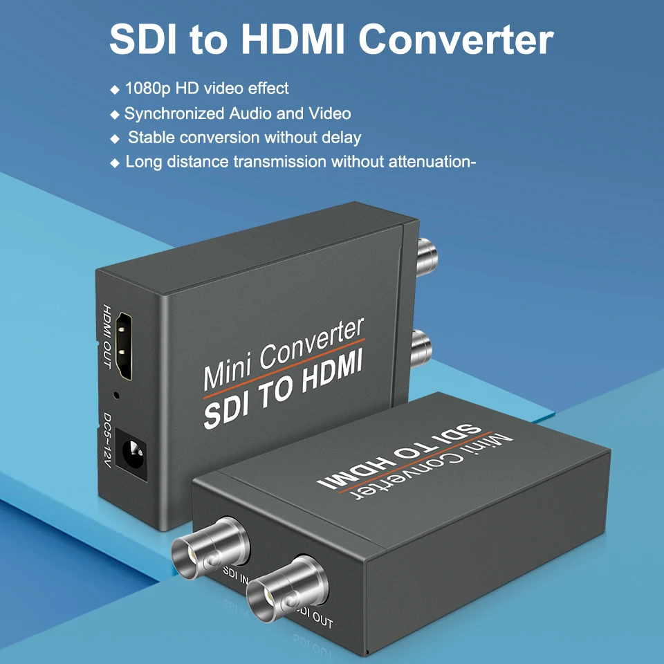 1080P HD 3G SDI to HDMI Converter Adapter 3G Monitor with USB