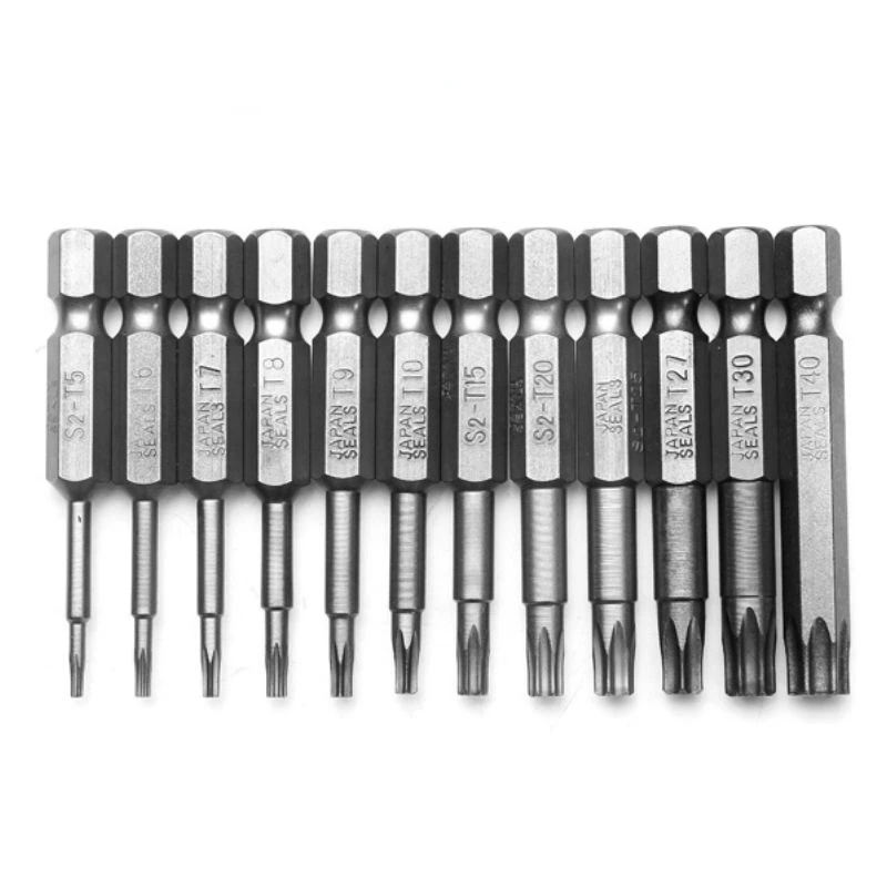 

Hex Shank Magnetic Phillips Cross Screwdriver Bits 50mm 1/4 Inch 12Pcs/Set