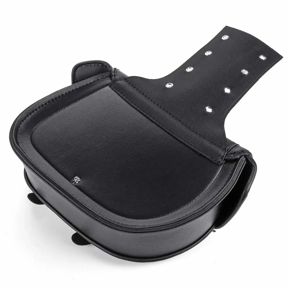 2PCS Motorcycle Saddlebag Cafe Racer Side Tool Luggage Bags PU Leather Saddle Bags Pouch Universal For Chopper Bobber Custom