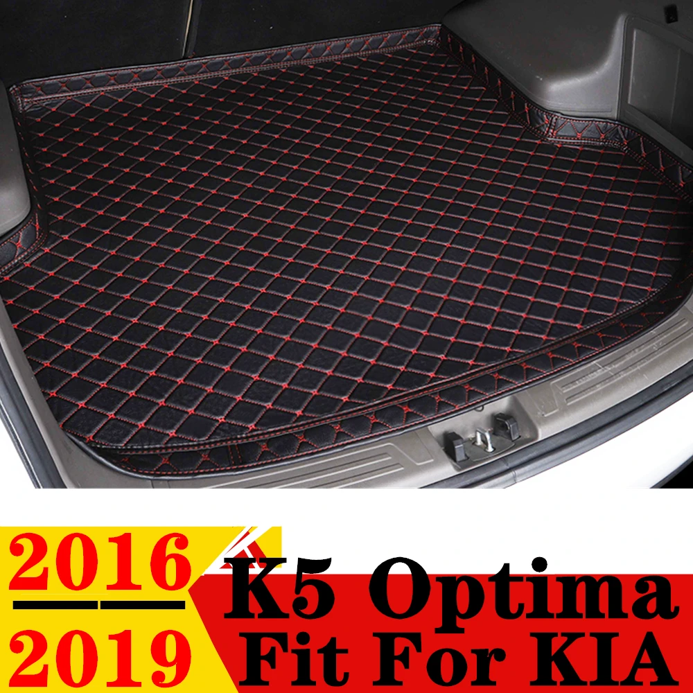 

Коврик для багажника автомобиля с высокой стороной для KIA K5 Optima 2019 2018 2017 2016 XPE, кожаный поднос для багажника, коврик для багажа, задний коврик для груза