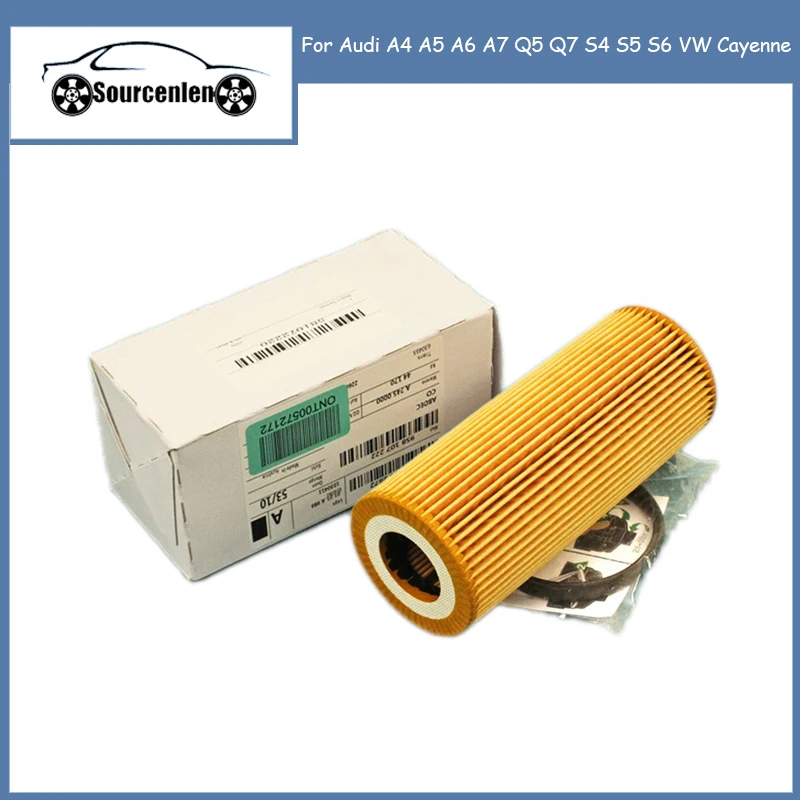 

95810722201 Engine Oil Filter for Audi A4 A5 A6 A7 Q5 Q7 S4 S5 S6 VW Cayenne 06E115562A 95810722201