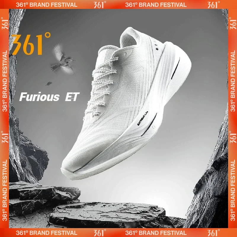 361 Degrees Furious ET Men's Running Shoes Carbon Plate Racing