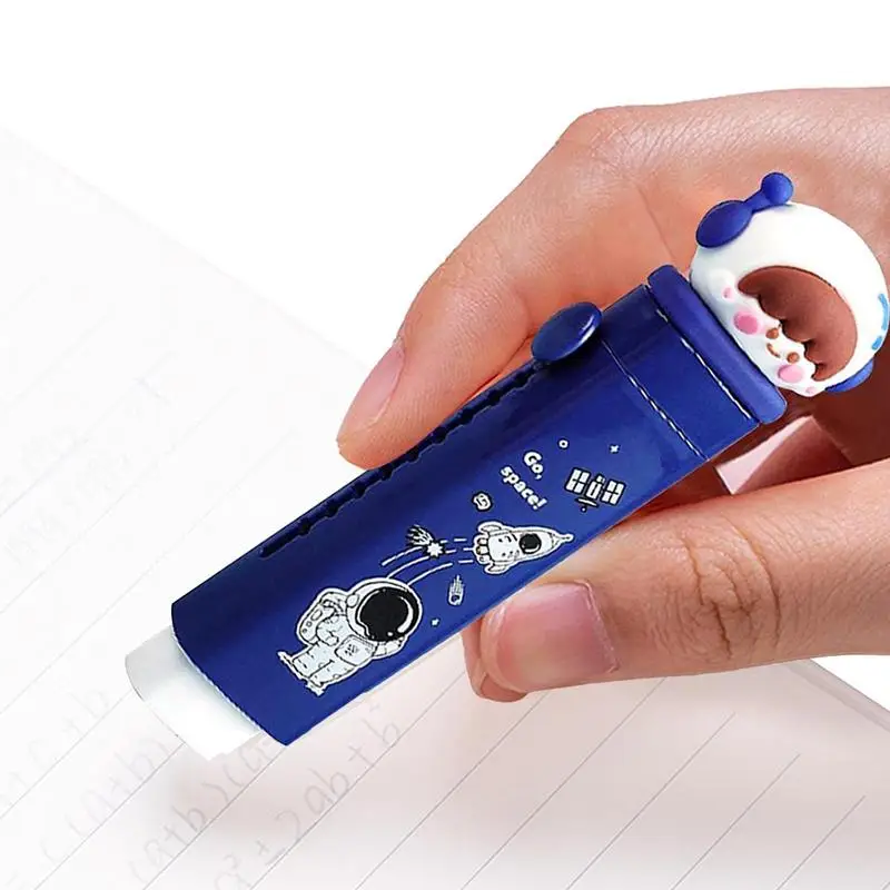 

Sliding Retractable Pencil Eraser Cartoon Pattern Sliding Retractable Pencil Eraser Retractable Eraser Pen Pencil Erasers For