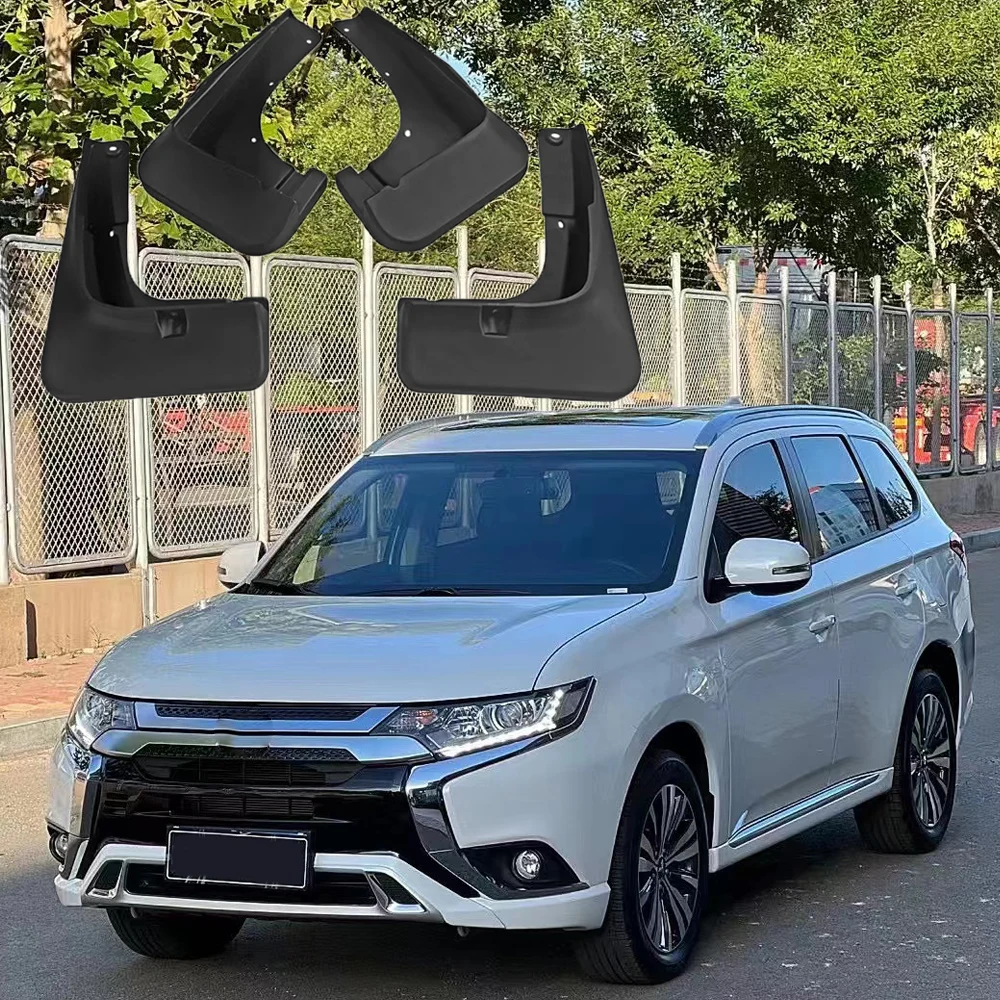 For Mitsubishi Outlander PHEV GM GN ZM 2022 2023 2024 Front Rear Wheel Mudguards Fender Mudflap Mud Flaps Splash Car Accessories