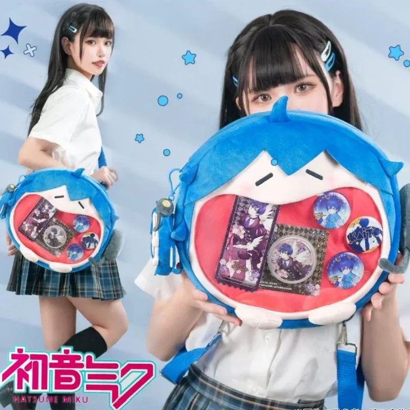 

Original Hatsune Miku Bemoe Uwa Luka Kaito Meiko Vocaloid Virtual Singer Cartoon Anime Figure Plushie Doll Shoulder Bag In Stock