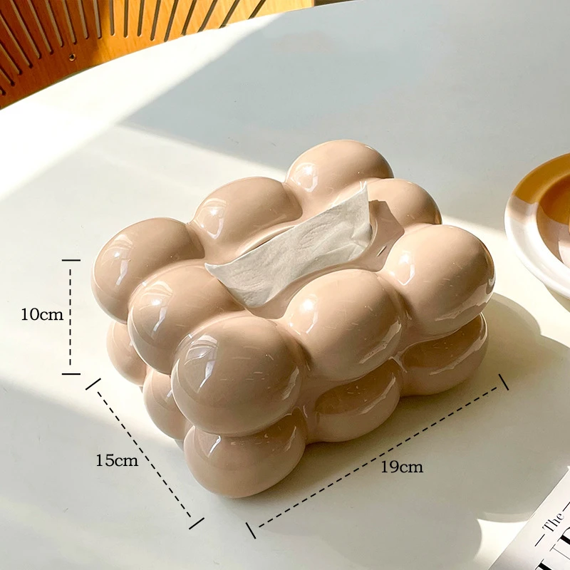 Cute Cloud Shape Tissue Box Home Kawaii Desktop Storage Case Simple Creativ  ティッシュケース