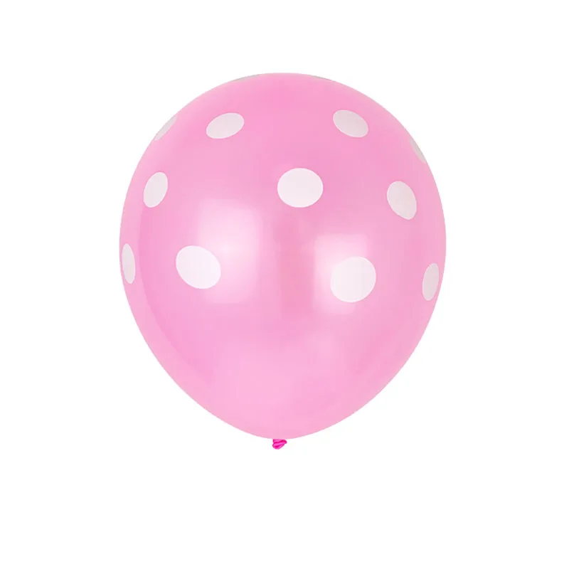 thumbnail image 1 of 12 globos de látex de 12 pulgadas con lunares rojos, negros, azules y verdes, decoración para fiestas de cumpleaños de mariquitas, suministros para fiestas de baby shower para niñas, 1 of 5