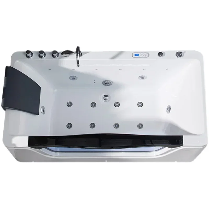 Bathtub home adult intelligent constant temperature heating massage magic bubble taste high-end new bath waterfall bath 5