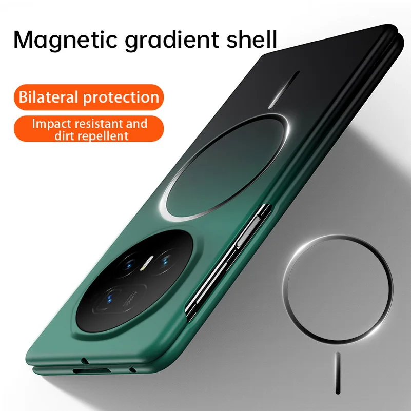 Delicate & Skin-Friendly Gradient Strong Magnetic Phone Case with Camera Protection
