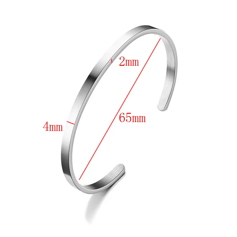 Stainless Steel Mens Bangle Bracelet Gift