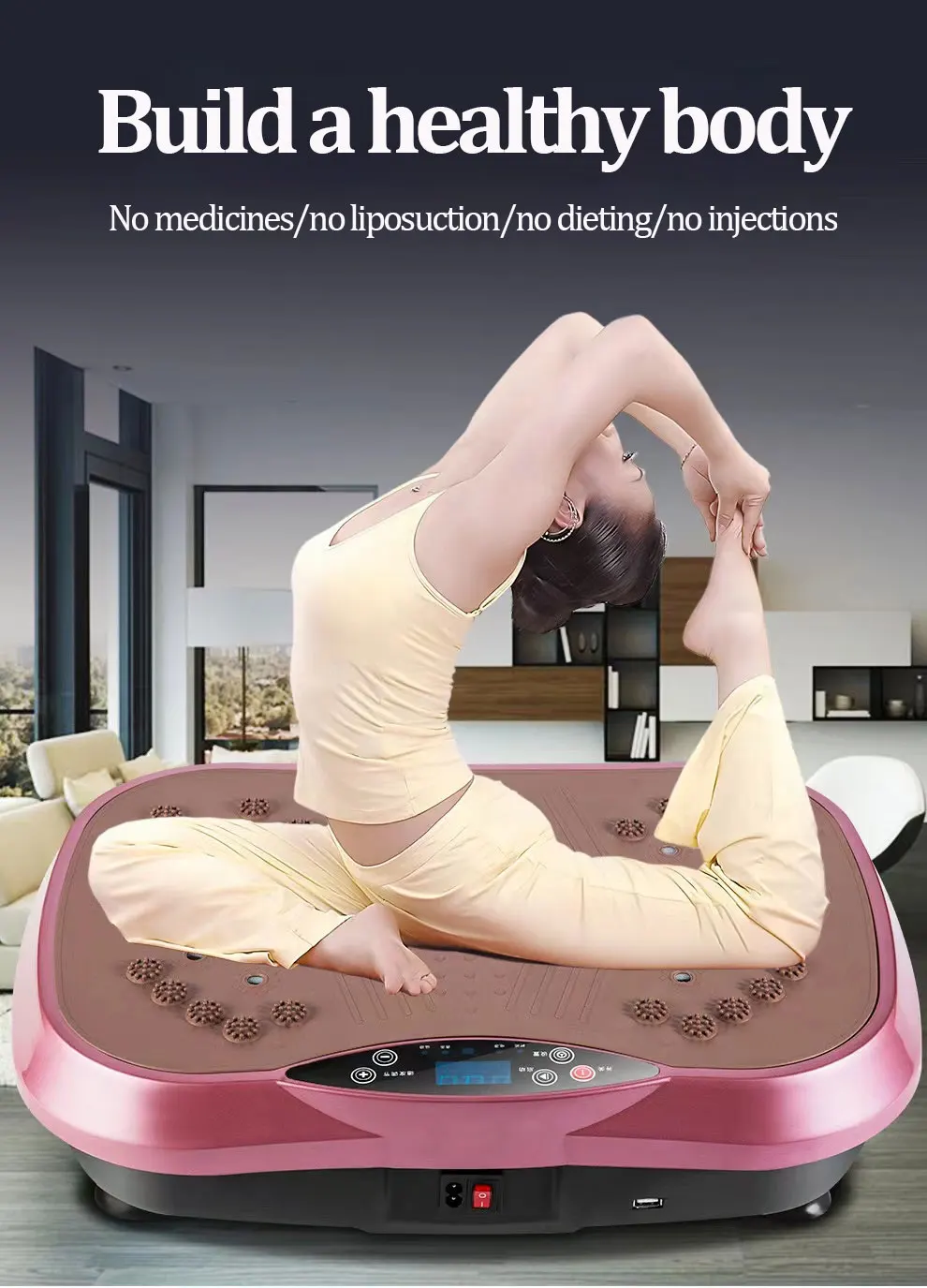 Body Slimmer Machine Ultrathin Electric Crazy Fit Massager Vibration