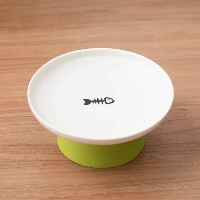 Cat Bowl Ceramic Pet Bowls Cat Dog Bowl Dish Pet Food Plate Kitten Water Dish Feeder  Dog Bowl Feeder for Cats Pet Accessories 6