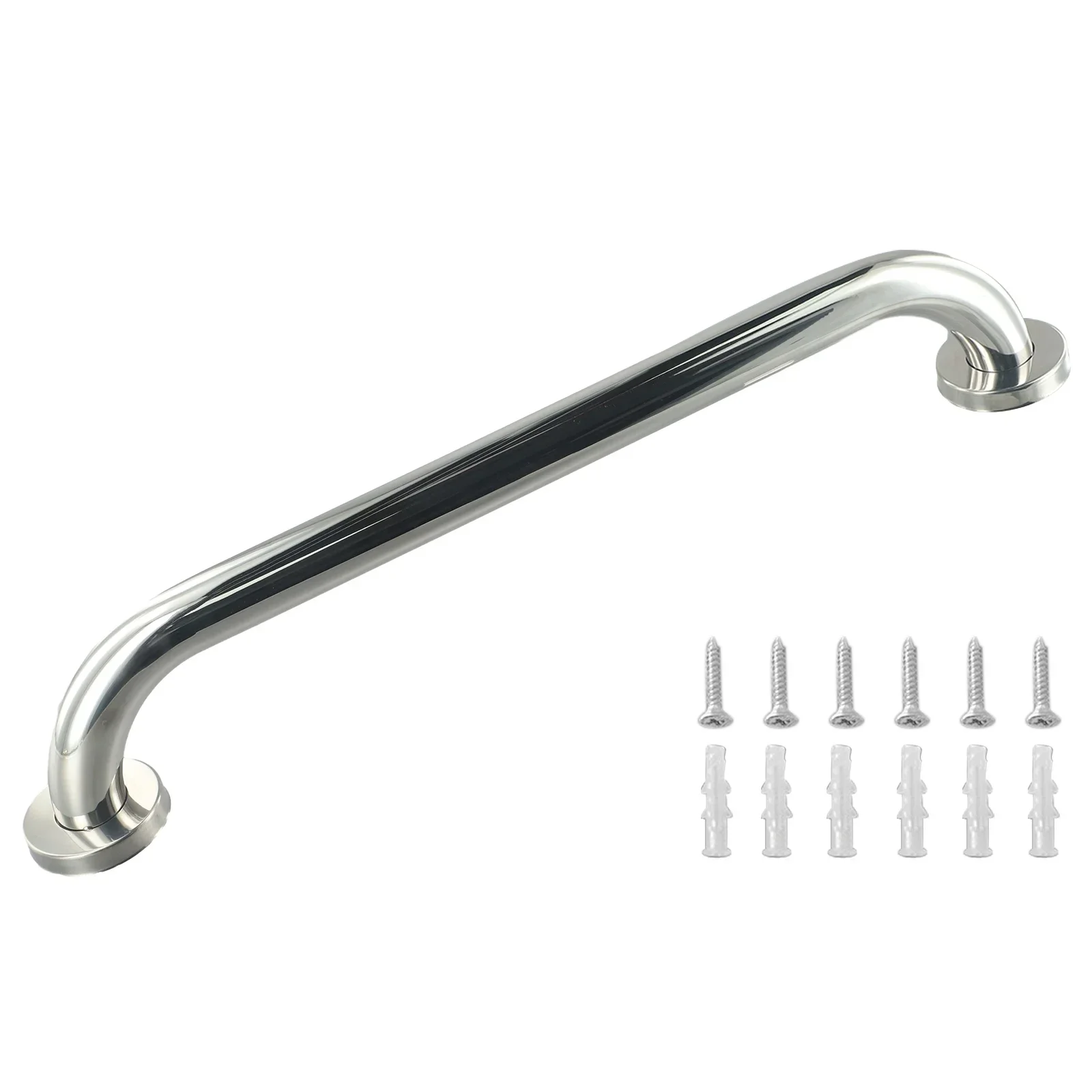 1pc 300/400/500mm Shower Grab Bar Grip Bathroom Aid Safety Hand Handle Towel Rail Bathtub Grab Bars Household Products
