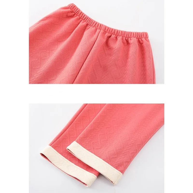 2024 New Air Cotton Sandwich Pure Cotton Pajamas Women Thickened Autumn Winter Thin Cotton Jacket Oversized Loose Homewear Set