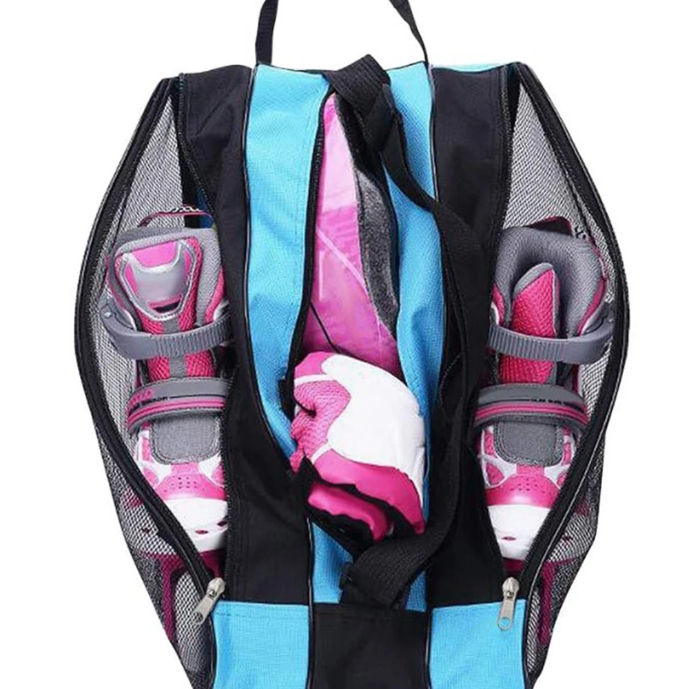 Waterproof Roller Skating Storage Bag for Inline Roller Boots Shoes Skates Protective Gears Adjustable Compartment Design 5