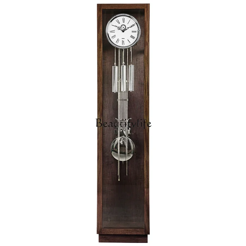 European floor clock living room simple creative German movement light luxury modern mechanical floor clock