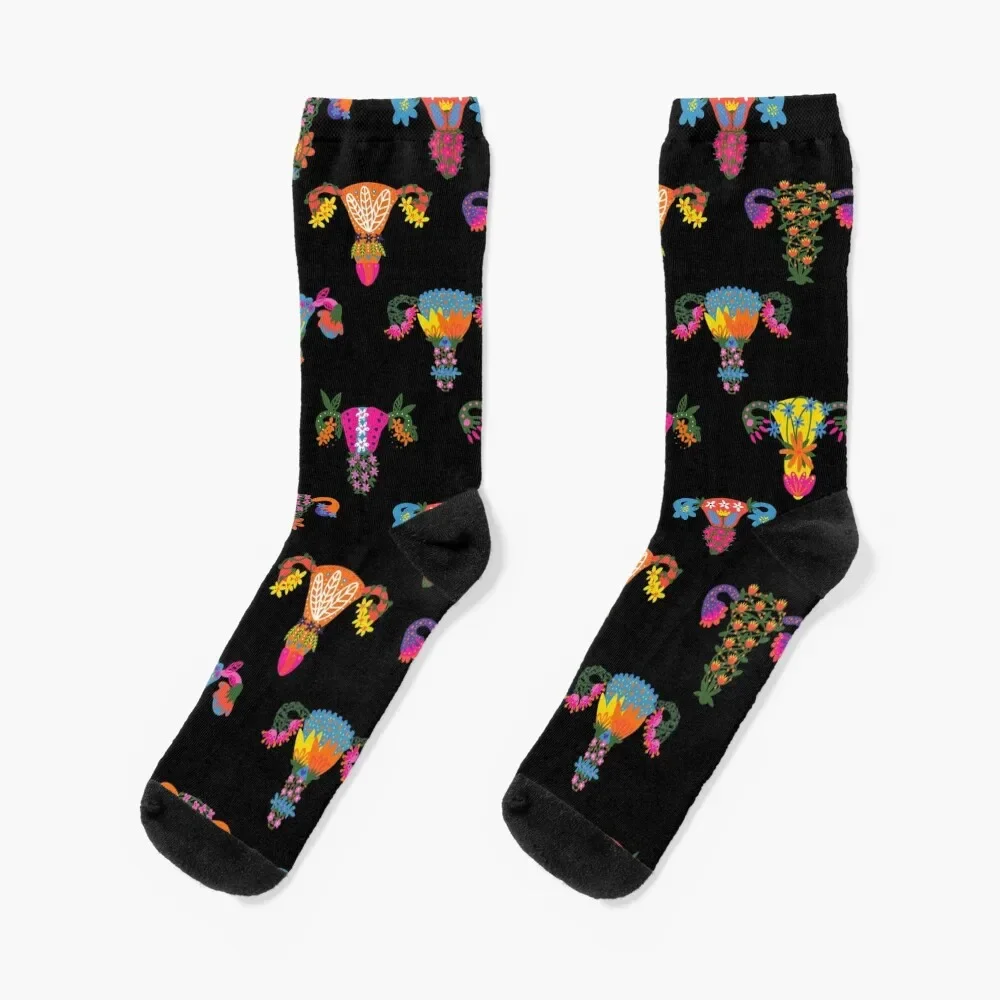 

Uterus and ovaries Pattern Galore Socks heated hiking set cartoon Socks For Girls Men's