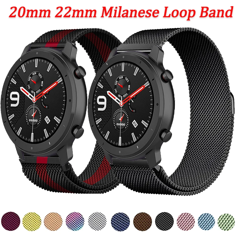 Magnetic Milanese Metal Wristband - 20mm & 22mm Strap Size