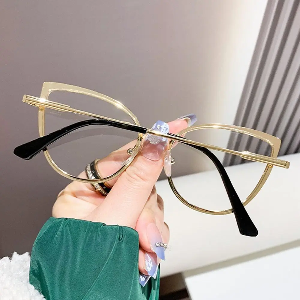 Blaue Strahlen blockierende Anti-Blaulicht-Brille, Augenschutz, ultraleichte Computerbrille, optische Metallbrille, für Männer und Frauen – Detail 10