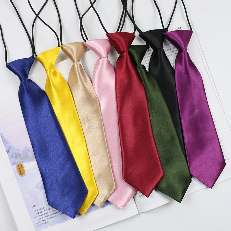 

27*5cm Elastic Cord Ties BowTie New Simple Fashion College Bank Women Men Uniform Shirt Accessories Bowties Gifts 49 Colors