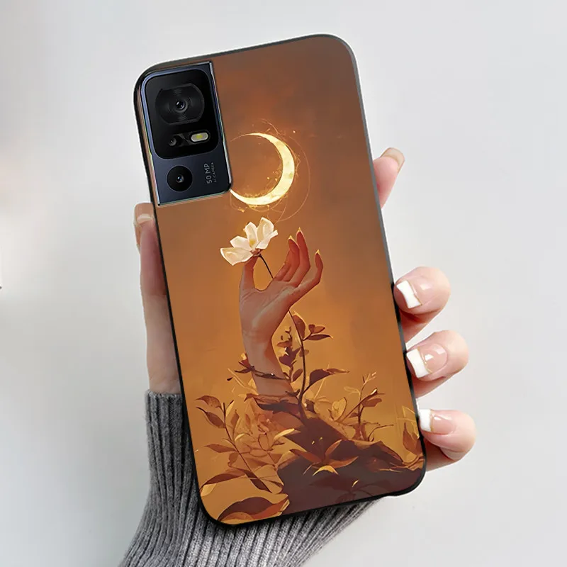 Luxury Cute Cartoon Black Soft Silicone Protective Phone Case