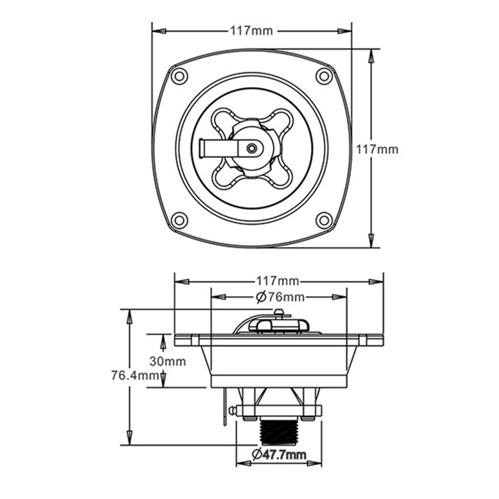 RV Water Inlet Replaces RV Water Hose Connector for RV Motorhome Marine