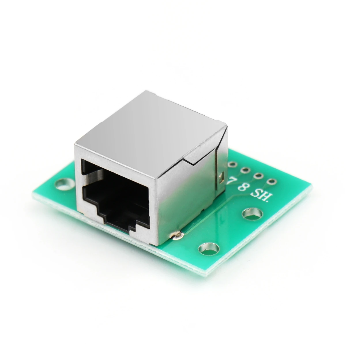 RJ45 네트워크 포트 어댑터 8P 수직 및 수평 변환 테스트 보드 네트워크 포트 어댑터 터미널 블록 회로 기판