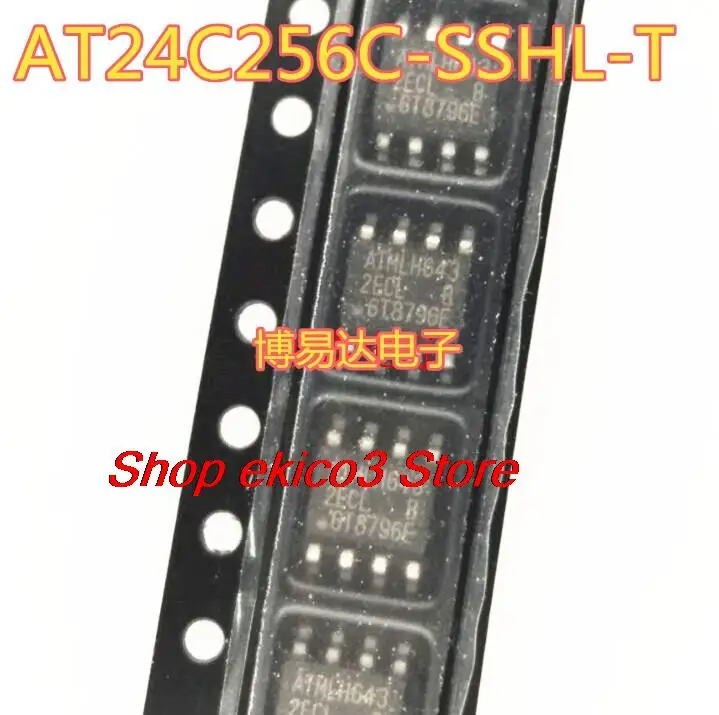 

10pieces Original stock AT24C256C-SSHL-T EEPROM 256KB SOP-8