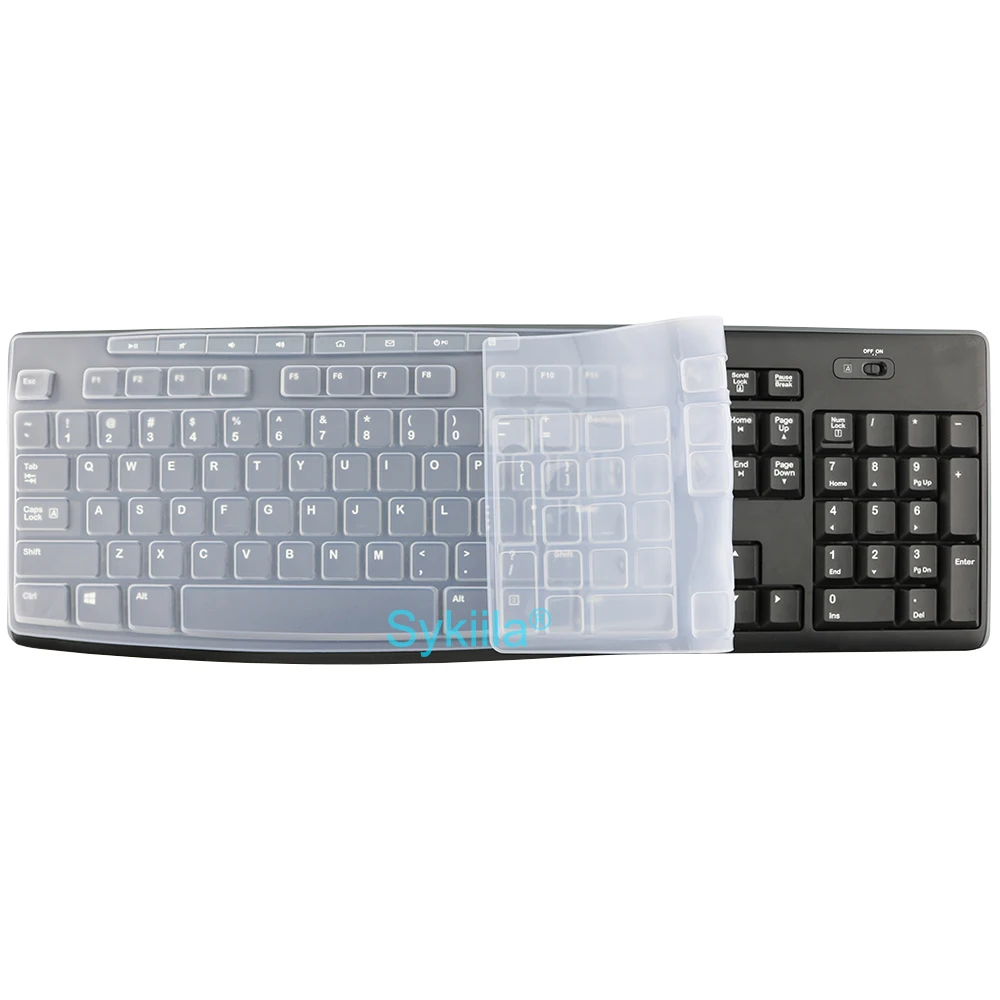 Clair-Housse de clavier d'ordinateur portable en Silicone pour Logitech K780 multi-dispositif