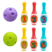 Bowling Set Education Toys For Kids Toddlers Animal Number Learning  Indoor Outdoor Sports Games Toys for Kids Baby Gift