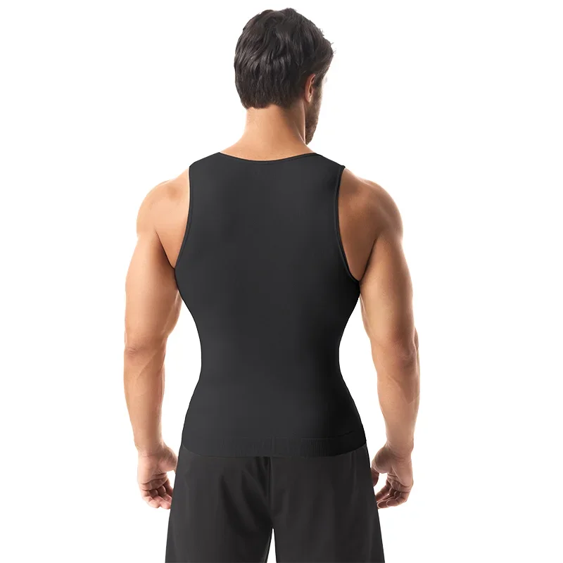 Model wearing compression tank top
