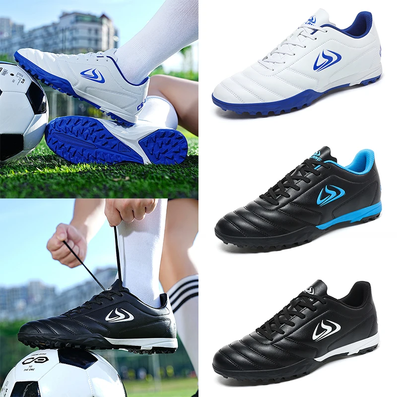 Chaussures de football adultes 39-45 : Grandes tailles unisexes pour entraînement sportif intensif