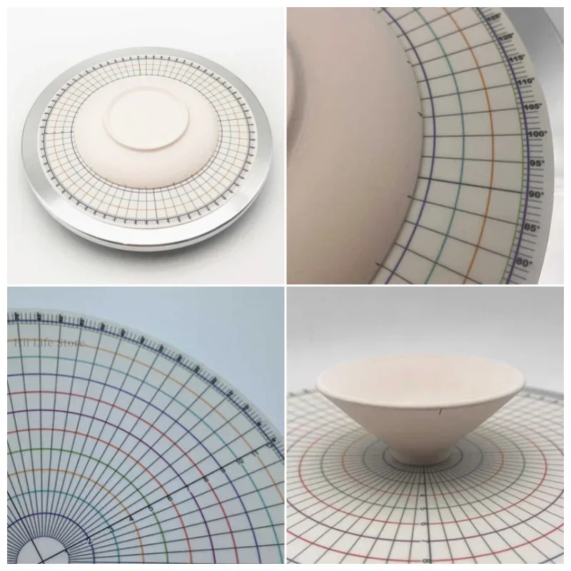 26 Cm DIY Ceramic Underglaze Auxiliary Pad Painting Tool Drawing Circular Divider Circular Equivalent Caliper Handmade polymer clay tools,pottery tools,clay sculpting tools,pottery sculpting tools,clay craft tool,pottery coloring tool
