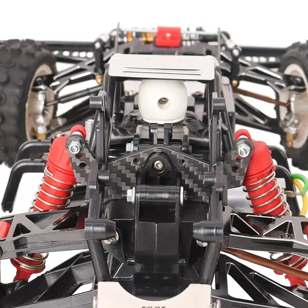 Bracci Oscillanti Anteriori/posteriori In Alluminio KYX Per Tamiya Hotshot II 1/10 - Nero