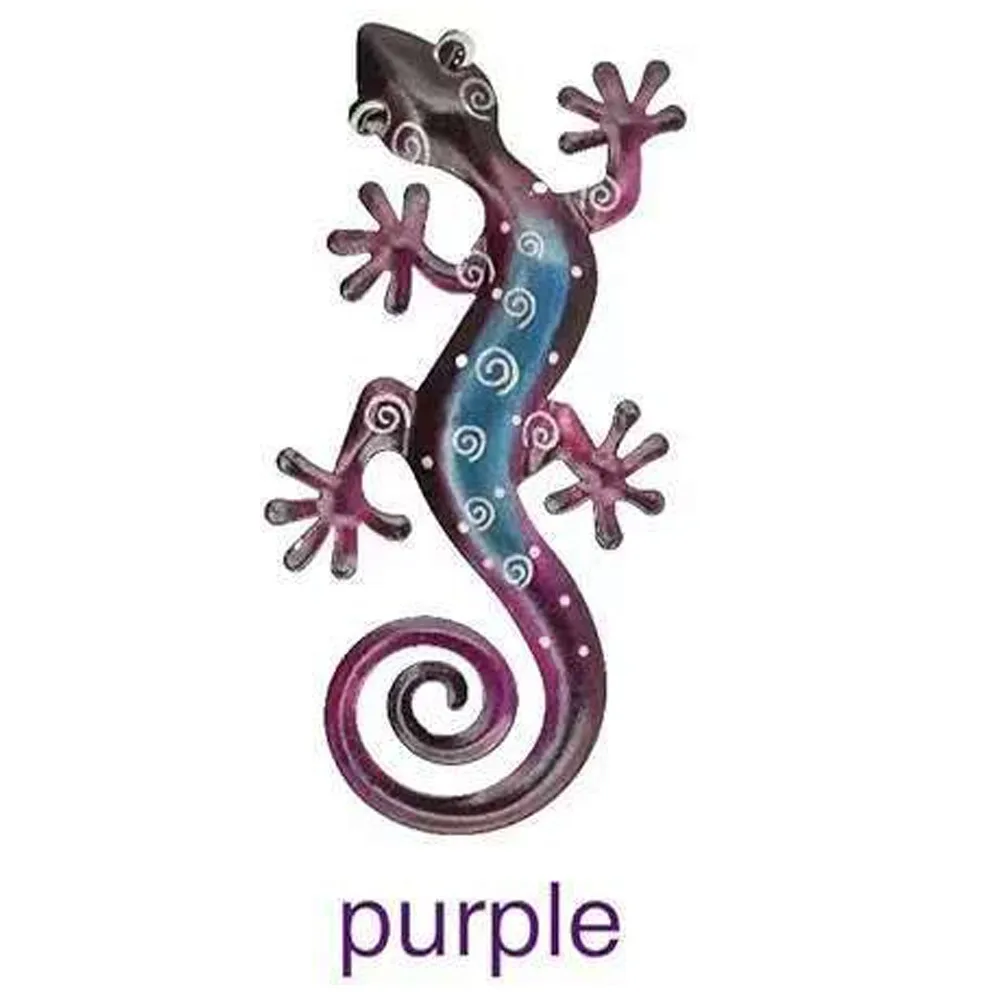 1 Stück bunte Eidechsen-Wanddekoration, Gecko-Hängeornament, Heimdekoration, geeignet für Heimdekoration, Gartendekoration im Freien, Bohemian-Stil, Gartendekoration, Hofdekoration, Balkondekoration, Zaun, Halloween, Weihnachten – Detail 13