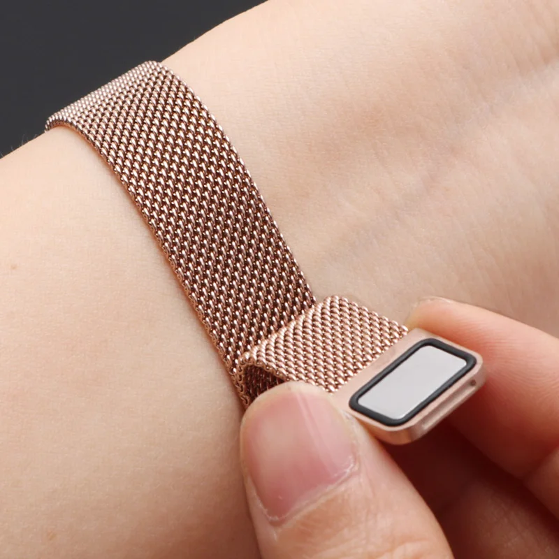 Milan Magnetic Mesh Watchband Bracelet - Elegant and Versatile Strap