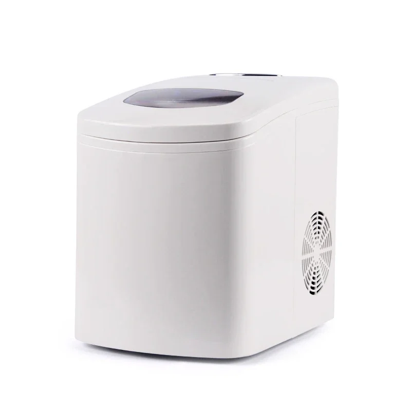 15kg domestic small round ice machine commercial mini automatic milk tea shop ice cube making machine