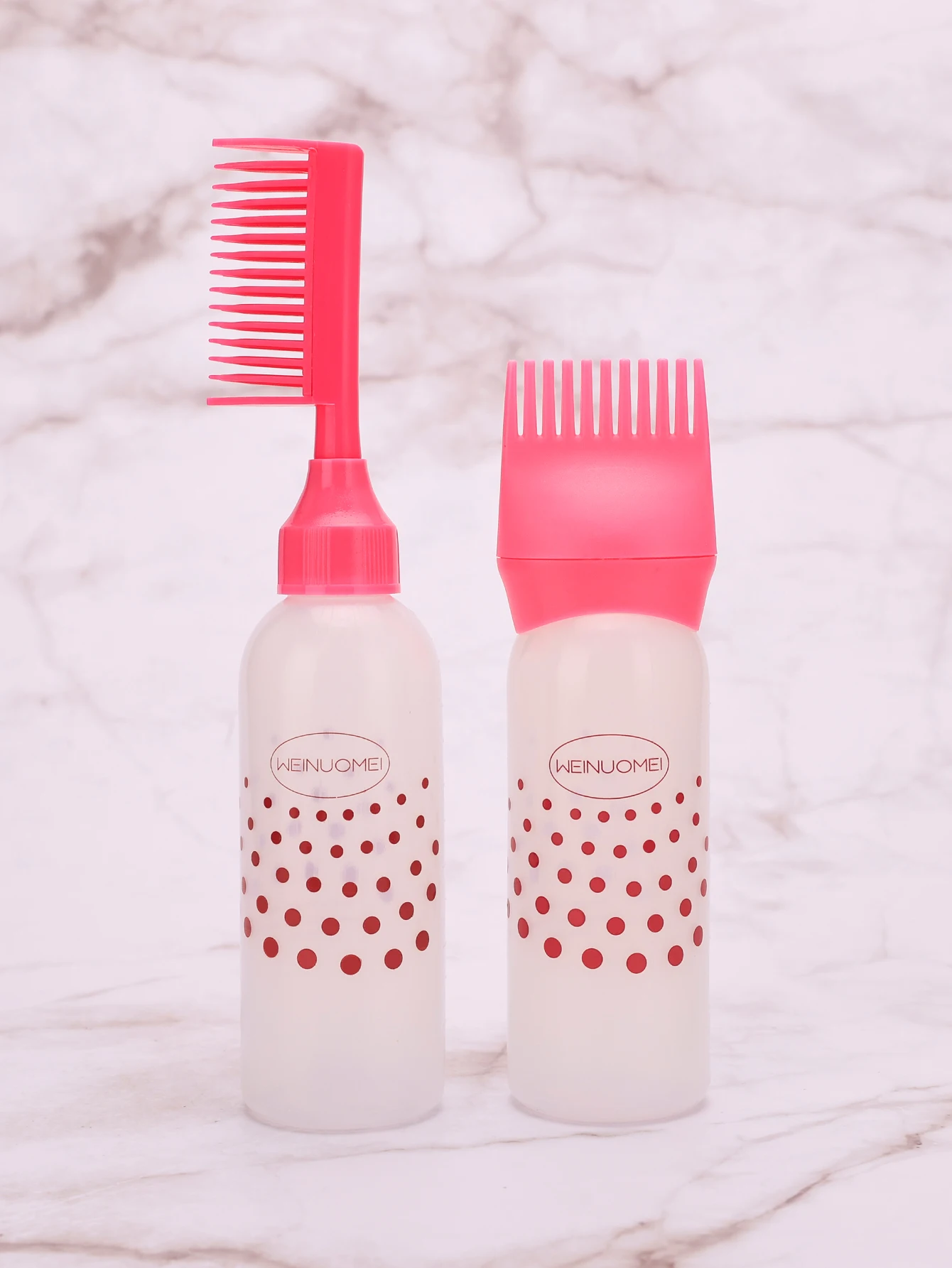 Professional Hairdressing Hair Coloring Set Salon Dyeing Comb Bottle Empty Applicator Bottles Barbershop Styling Dye Supplies Hair Dye Applicator Bottle Hair Dyeing Bottle Hair Dye Bottle