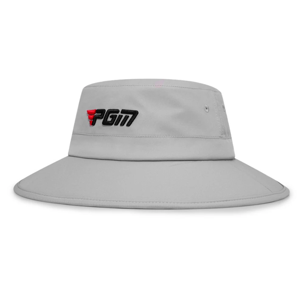 PGM Men UV Adjustable Buckle Windproof Quickdrying Rope Cap Sweat-absorbing Band Outdoor Golf Hat Fisherman Hats MZ059