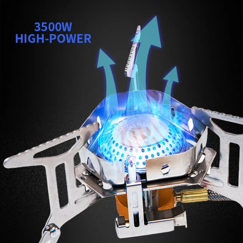 Camping Gas Stove Split Windbreak Picnic Card Stove Outdoor Portable Camping Gas Picnic Mountaineering