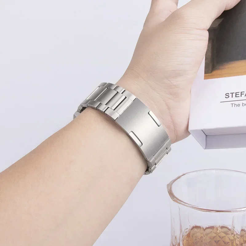 Luxury Titanium Metal Strap - Premium Business Bracelet Wristband