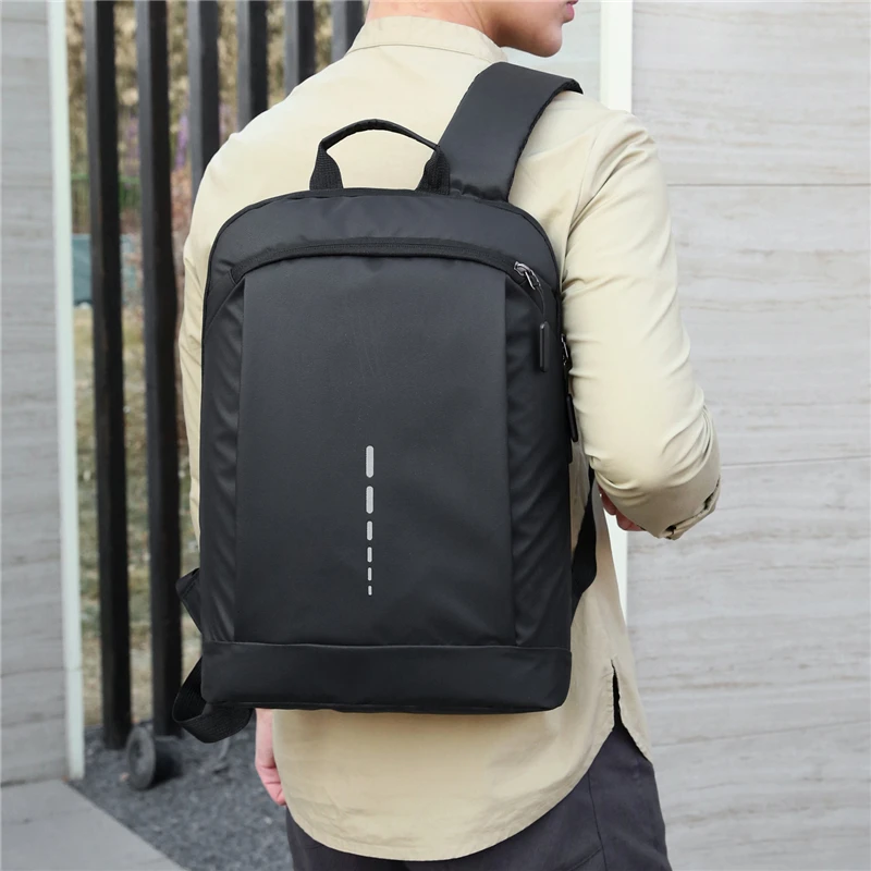 16 inch lightweight travel laptop backpack, large capacity portable backpack, adjustable strap, business backpack