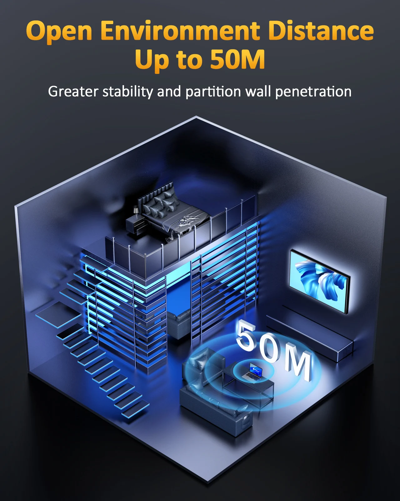 ZEXMTE 5.1 USB بلوتوث محول للكمبيوتر ويندوز 11/10/...