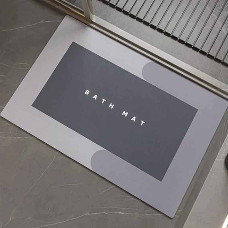 Non Slip Bath Mat Absorbent Bathroom Carpet Bathtub Area Rugs Soft.