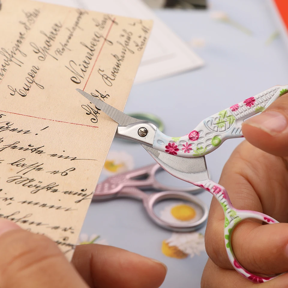 Tailor Scissors KRABALL Crane Mouth Sewing Needlework DIY Craft Vintage Embroidery Fabric Cutting Shears