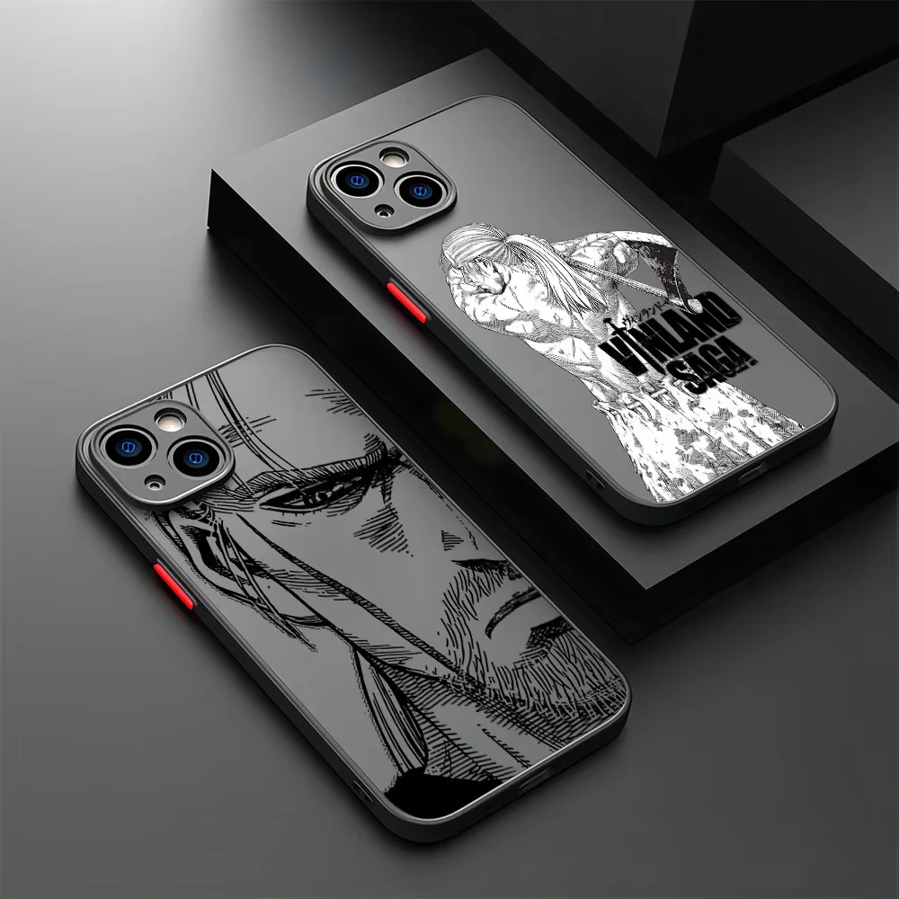 Vinland Saga Anime Black Matte Phone Case