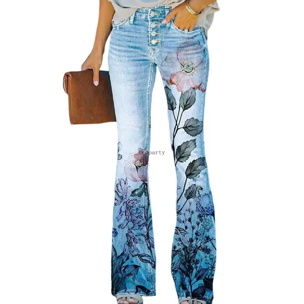 

Women Trousers Summer Retro Harajuku Wide Leg Pants Full Length Vintage Multi Buttons High Waist Straight Female Daily Clothes