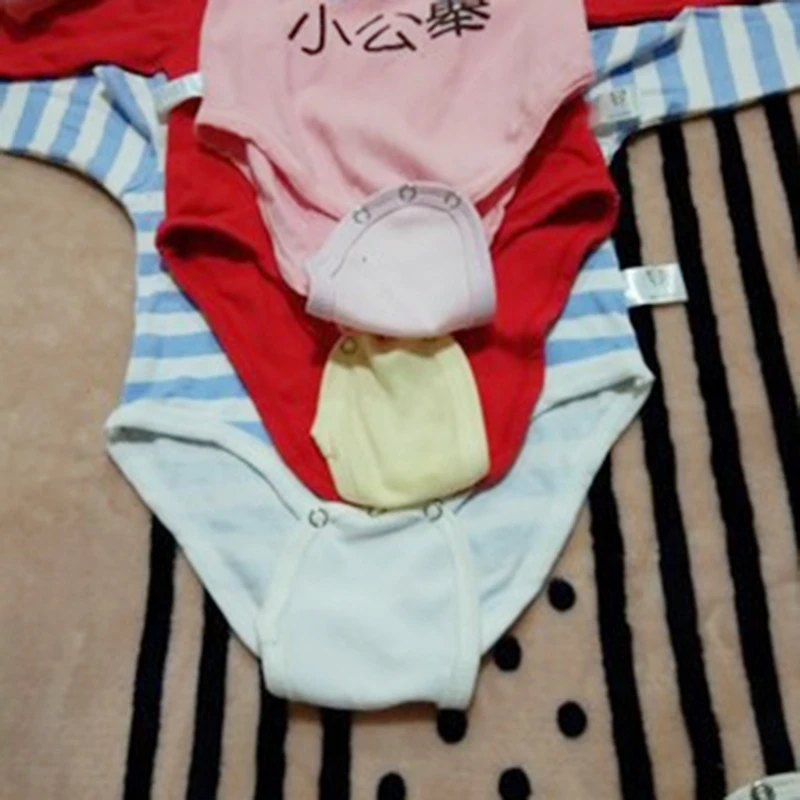 5PCS Baby Jumpsuit Diaper Infant Romper Length Extender Newborn Bodysuit Snap Button Extended Diaper for Triangle Crotch