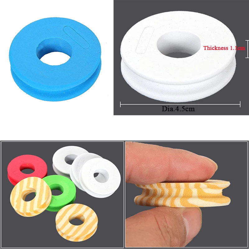 10Pcs Round Fishing Line Foam Spools Fishing Line Storage Holder