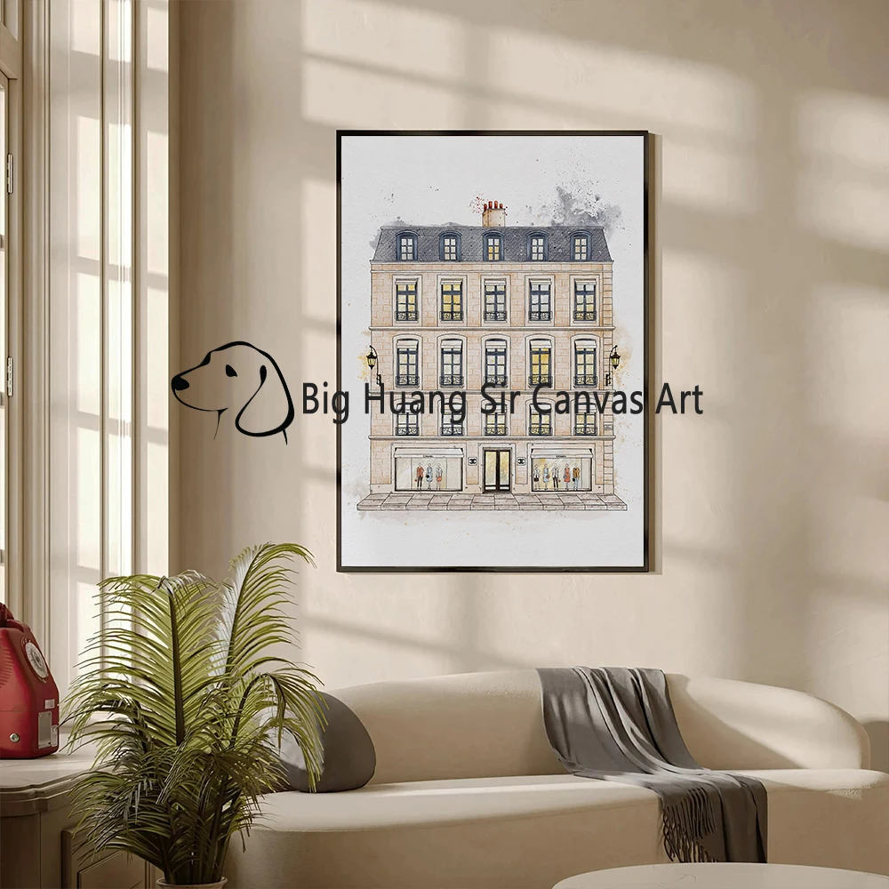 キャンバスの絵画,芸術的な壁の装飾,プリント,水彩画,ファッションの